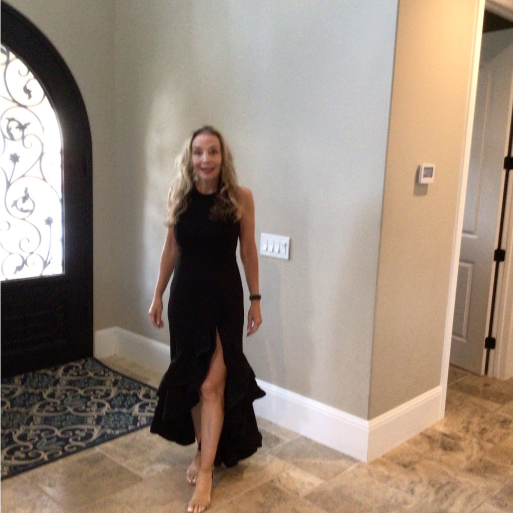 Formal maxi high low dress from Macy.s